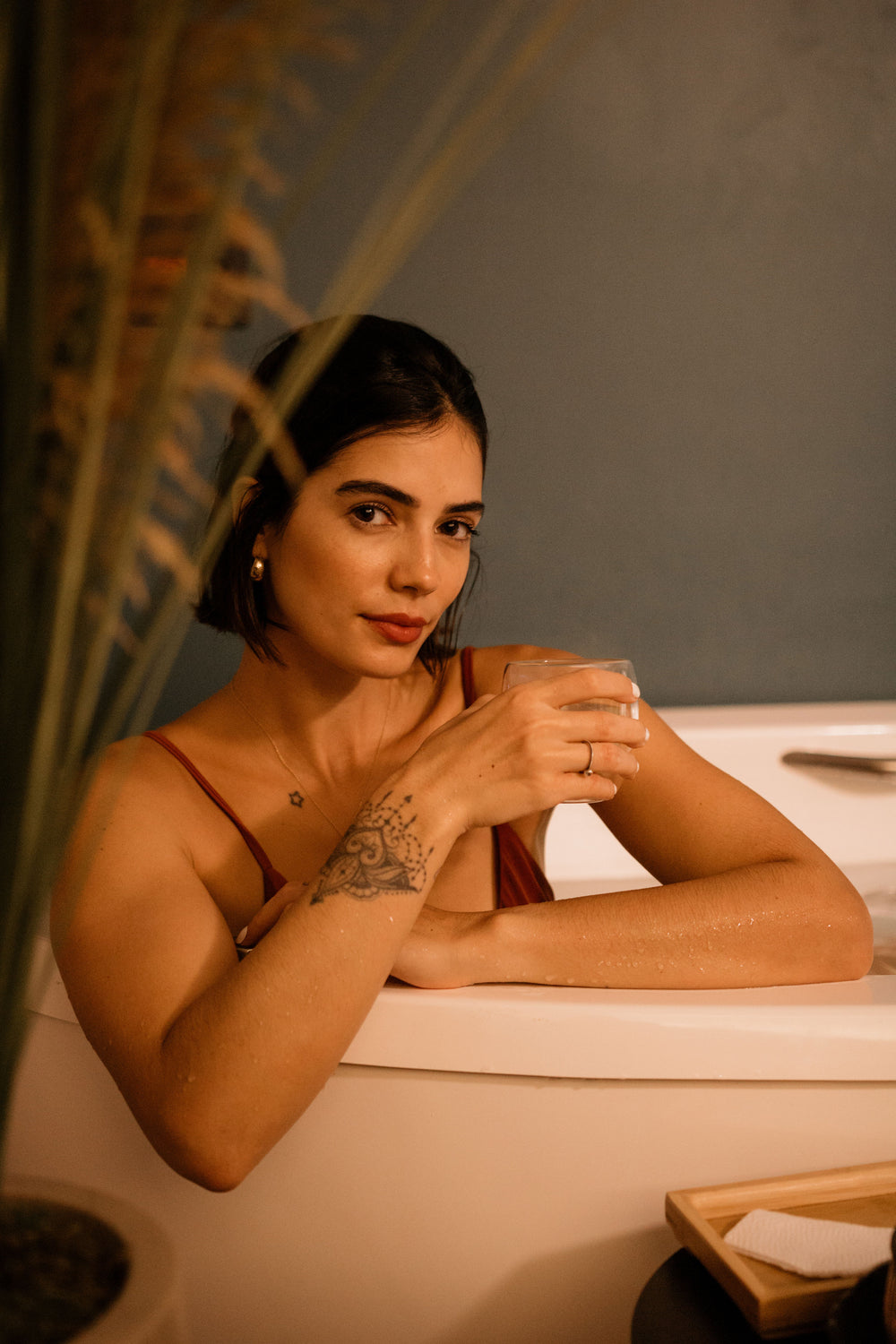 degustação de chá em banho de imersão na speciale spa